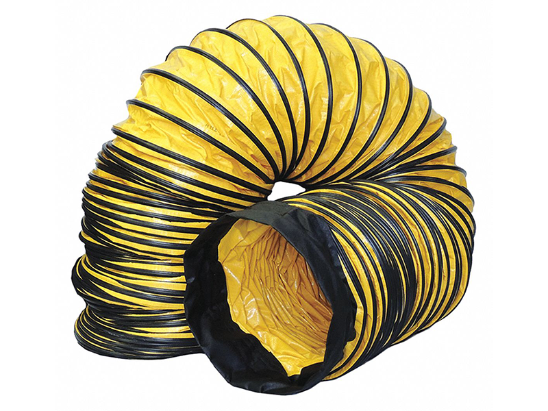 High Temperature Fire Resistant Spria Duct PVC Air Ventilation Flexible Duct Hose